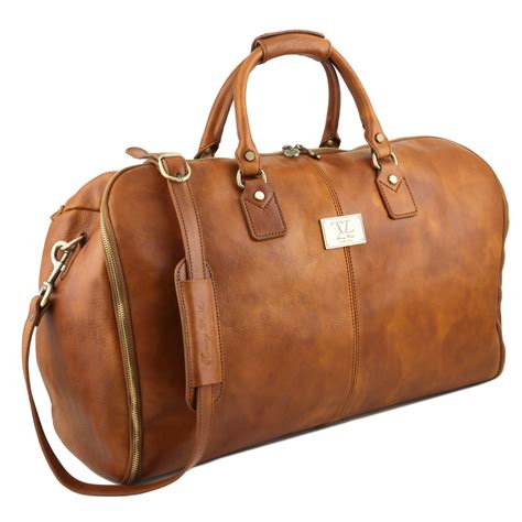 luxury leather duffle bags